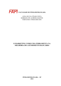 o marketing como uma ferramenta na melhoria do