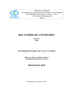 relatório de atividades