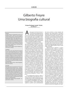 Gilberto Freyre Uma biografia cultural