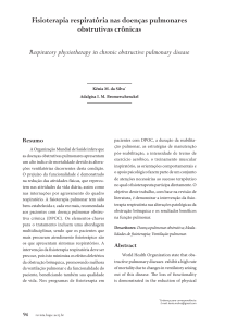 Fisioterapia respiratória nas doenças pulmonares obstrutivas