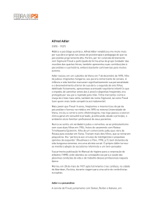 Veja a biografia de Alfred Adler em pdf.