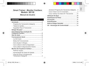Smart Trainer - Monitor Cardíaco Modelo: SE139
