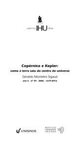 Copérnico e Kepler - Instituto Humanitas Unisinos