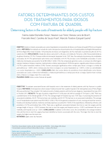 fatores determinantes dos custos dos tratamentos para idosos com