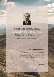 CONGRESSO INTERNACIONAL FIDELINO DE FIGUEIREDO
