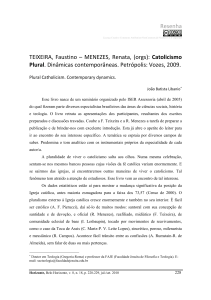 Resenha TEIXEIRA, Faustino – MENEZES, Renata, (orgs