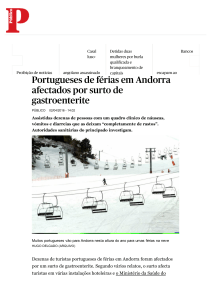Portugueses de férias em Andorra afectados por surto de