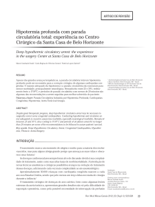 Hipotermia profunda com parada circulatória total: experiência no