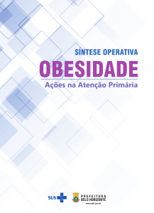 Síntese Operativa de Obesidade - Prefeitura Municipal de Belo