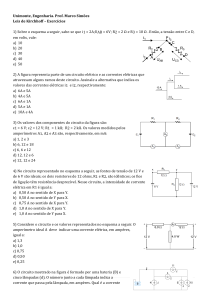 Leis de Kirchhoff - Prof. Marco A. Simões