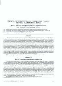 PDF (Impresso) - Revista Brasileira de Herbicidas