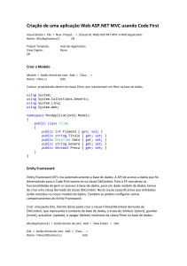 Criação de uma aplicação Web ASP.NET MVC usando - Dei-Isep