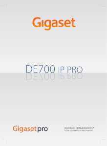Gigaset DE700 IP PRO &ndash; muito mais do que apenas telefonar