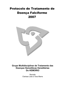 Protocolo de Tratamento de Doença Falciforme 2007