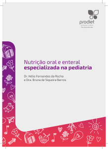 Nutrição oral e enteral especializada na pediatria