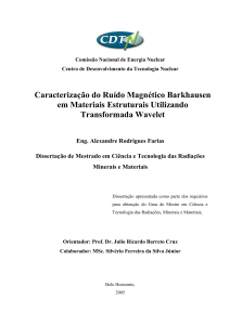 Caracterização do Ruído Magnético Barkhausen - início