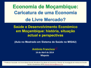 Saúde e Desenvolvimento Económico em Moçambique: história