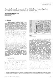 Geografia Física e Ordenamento do Território. Beira ‑ Douro (Superior)