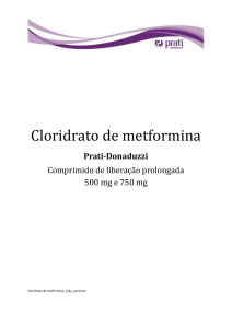 Cloridrato de metformina