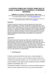 a aten&ccedil;&atilde;o domiciliar &agrave; sa&uacute;de
