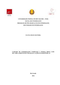 Cuidado de Enfermagem Complexo à Pessoa