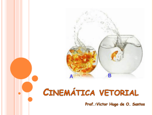 Cinemática vetorial - Professor Victor Hugo