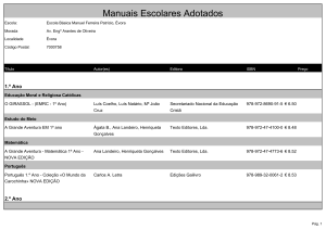 Manuais Escolares