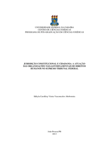 universidade federal da paraíba centro de ciências jurídicas