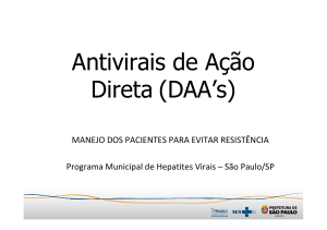 Antivirais de Ação Direta (DAA`s)
