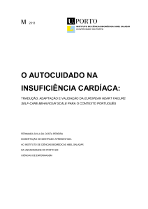 o autocuidado na insuficiência cardíaca