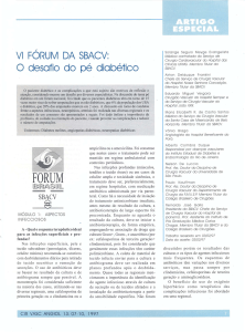 O Desafio do Pé Diabético - Jornal Vascular Brasileiro
