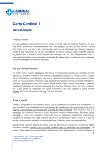 Carta Cardinal 1 - Cardinal Partners