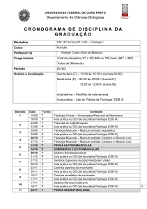 cronograma de disciplina da graduação - ICEB-UFOP
