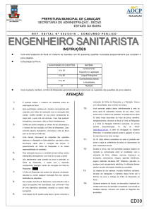 ED39 ENGENHEIRO SANITARISTA