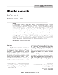 Chumbo e anemia - Revista Medicina