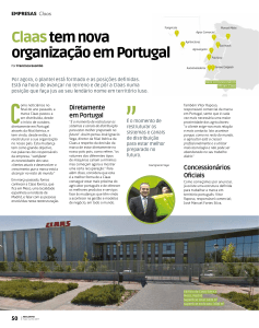 Claastem nova organização em Portugal