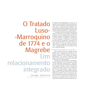 O Tratado Luso-Marroquino de 1774 e o Magrebe. Um