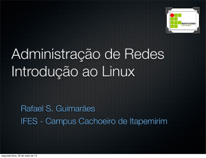 Slide02-IntroducaoLinux - Rafael Silva Guimarães