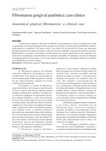 Fibromatose gengival anatômica: caso clínico - SEER-UFMG