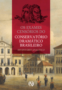 os exames censórios do conservatório dramático brasileiro