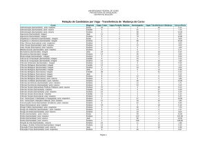 Transferência de Mudança de Curso