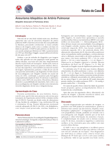 Aneurisma Idiopático de Artéria Pulmonar