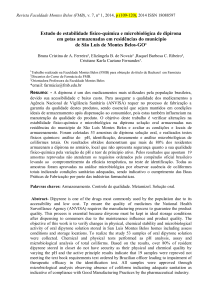 Estudo de estabilidade físico-química e microbiológica de dipirona