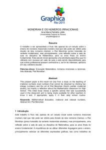 Mondrian e os números irracionais