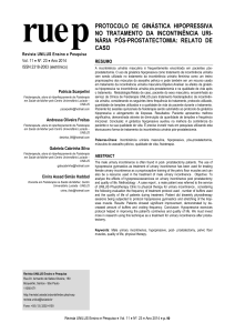 PROTOCOLO DE GINÁSTICA HIPOPRESSIVA NO TRATAMENTO