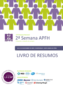 2ª Semana APFH LIVRO DE RESUMOS