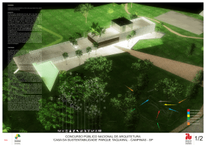 CONCURSO PÚBLICO NACIONAL DE ARQUITETURA `CASA DA