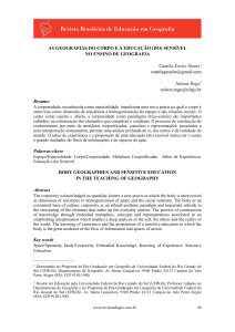 Nelson (RBGE) - Revista Brasileira de Educação em Geografia