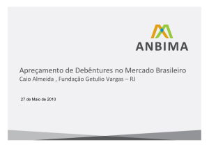 Apreçamento de Debêntures no Mercado Brasileiro