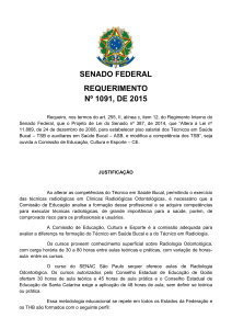 SENADO FEDERAL REQUERIMENTO Nº 1091, DE 2015